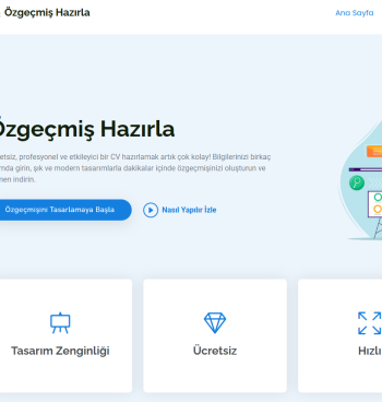 özgeçmiş hazırla